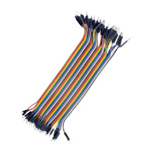 B E - Male to Male Jumper Wires 20cm, Set of 40pcs - CWJW0002