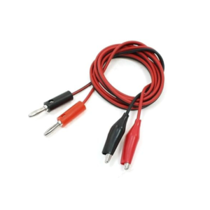 B E - Multimeter Test Leads with Banana Plug Connectors for Electrical and Circuit Testing, 1m - CWCX0153