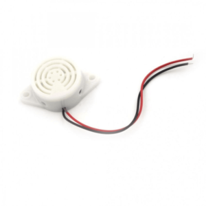 B E - Piezoelectric High-Decibel Alarm Continuous Sound for DIY Projects & Electronic Devices, White - STAB0004