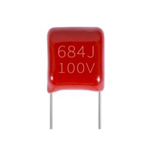 B E - Polyester Film Capacitors Non-Polarized for Audio, RC Networks, and DIY Electronics, 0.68µF 100V, Pack of 20 - PCCX0035