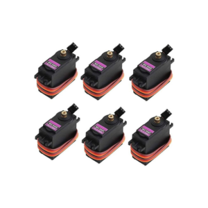 MG996R High-Torque Metal Gear Digital Servo Motor, 6pcs - TPMP0171