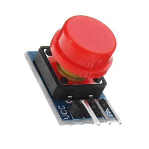 Nuokix - Big Key Module Push Button Switch Module with Hat High Level Output Electronic Switch Module Scanning, 10pcs - SRSX0574