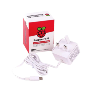 Raspberry Pi - 27W USB-C Power Supply UK White - PPPS0522