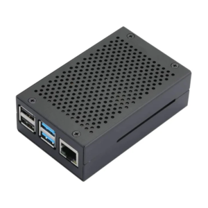 Raspberry Pi - 4 Model B Aluminum Case RPI 4 Metal Shell Black Enclosure for RPI 4B, Black - ECDB0008