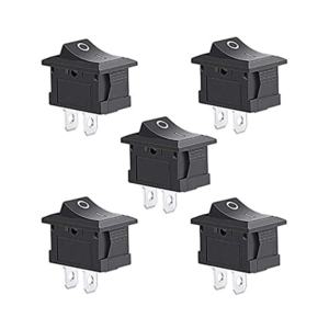 Snap-in On/Off Position Rocker Switch 5pcs, 12V/110V/250V - SRSX0063