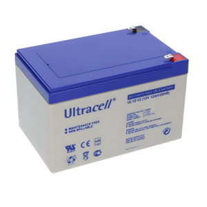 Ultracell - UL 12AH-12V Lead-Acid Rechargeable Battery, 12V 12Ah - BCBx0010
