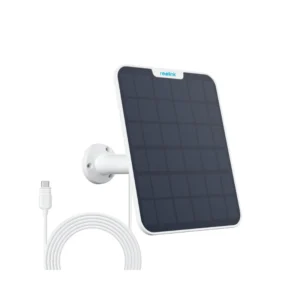 Reolink Solar Panel 2 6W USB-C Weatherproof White – Continuous Power for Outdoor Battery Security Cameras