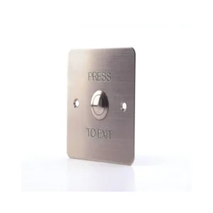 Elock – Exit Button Flush Stainless Steel Square Style (Single Pole) Arabic Text Green (El-Eb3A) – El-Eb3A